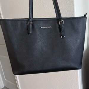 Michael Kors Leather Black Tote